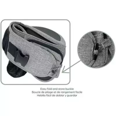 Porte-bébé Siege de hanche DREAMBABY Up & Go - Gris Porte-bébé Siege de hanche DREAMBABY Up & Go - Gris