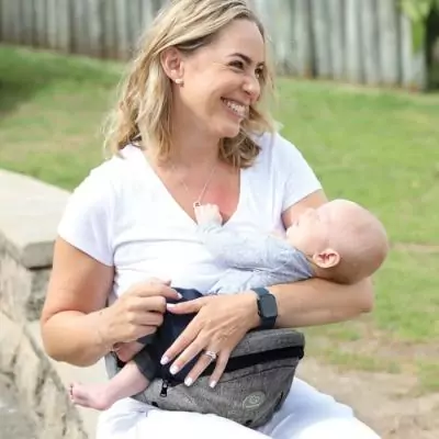 Porte-bébé Siege de hanche DREAMBABY Up & Go - Gris Porte-bébé Siege de hanche DREAMBABY Up & Go - Gris