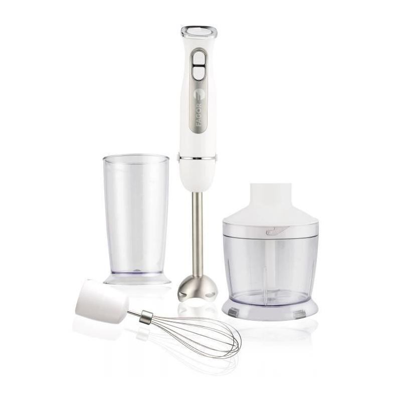 Mixeur plongeant FAGOR FG349 1000 W - 12 vitesses + pulse - Blanc