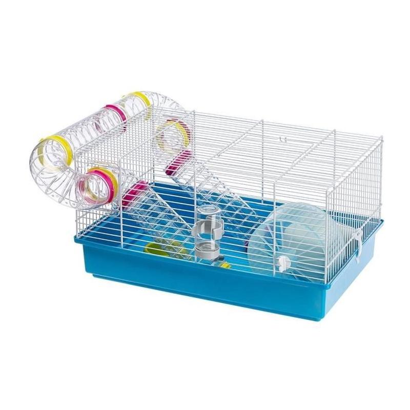 Cage FERPLAST PAULA TUBE LINE - Compact et Bleu