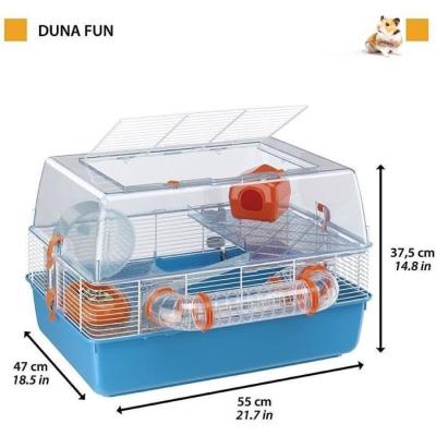 Cage FERPLAST DUNA FUN - Idéale pour petits animaux