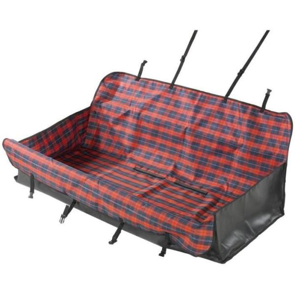 Couverture de protection siege de voiture - FERPLAST - Noir / Rouge