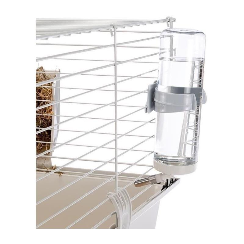 Cage Ferplaste Cavie 80x1 - Gris clair - Idéal pour petits animaux