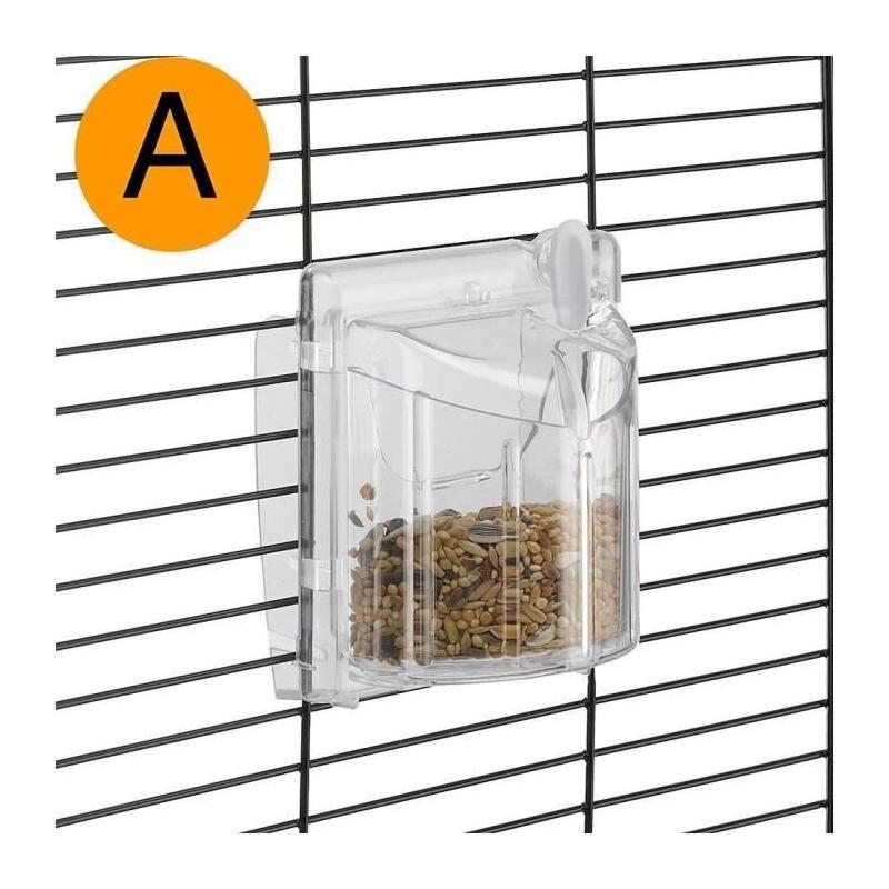 Cage canaris FERPLAST PIANO 4 - Noir - Dimensions compactes