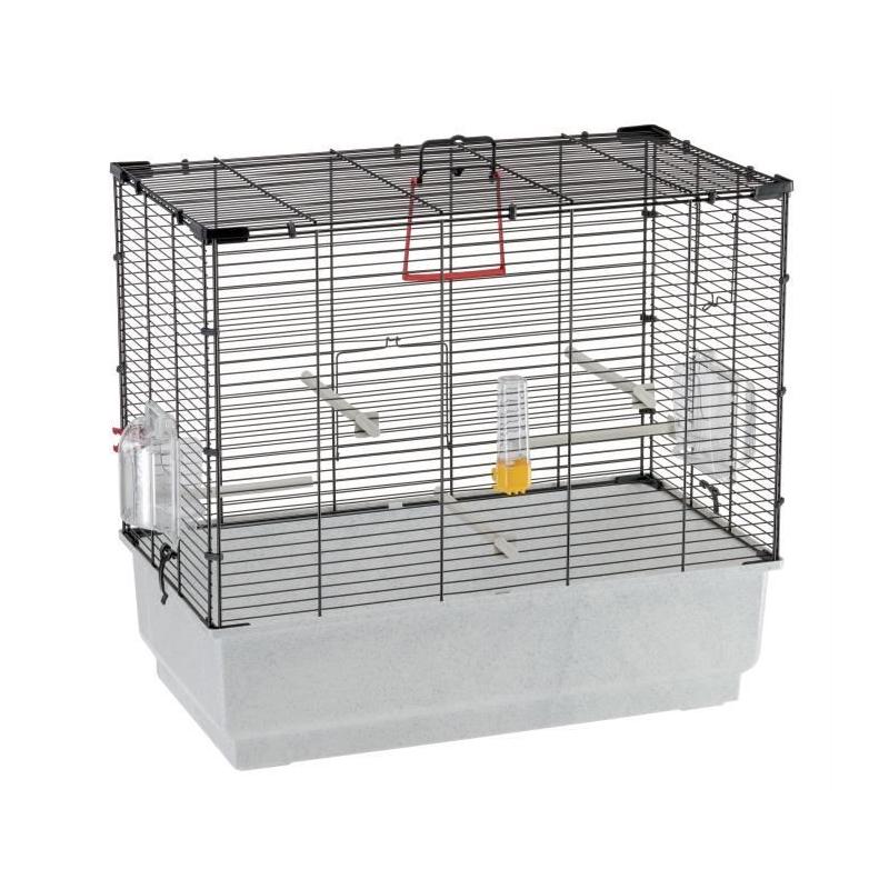 Cage canaris FERPLAST PIANO 4 - Noir - Dimensions compactes