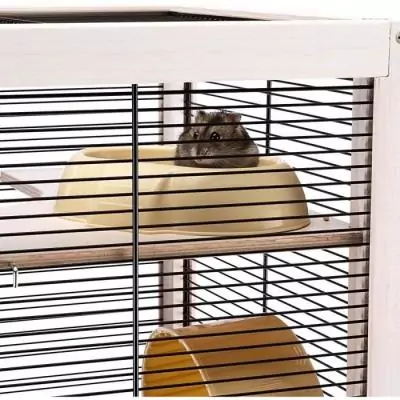 Cage pour hamster FERPLAST HAMSTERVILLE en bois - Accessoire de cage Cage pour hamster FERPLAST HAMSTERVILLE en bois - Accessoire de cage