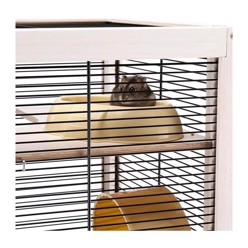 Cage pour hamster FERPLAST HAMSTERVILLE en bois - Accessoire de cage