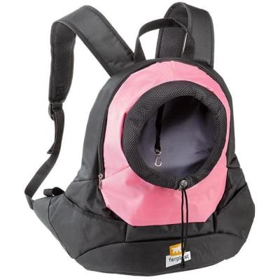 Sac à dos pour chien FERPLAST KANGOO - Large 8 kg - Rose - Pratique et tendance