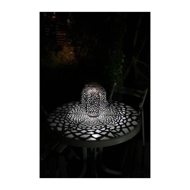 Lanterne solaire GALIX G2002 cuivre - Éclairage LED blanc - H35 cm