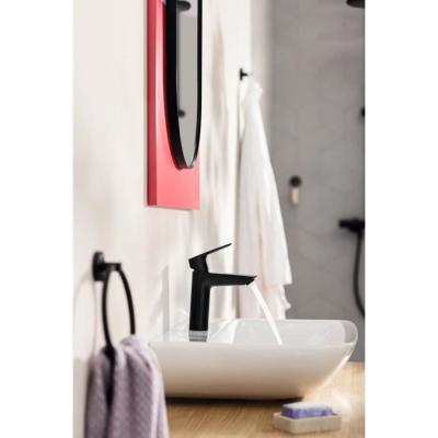 Mitigeur lavabo monocommande GROHE Start - Noir mat - Taille S - Économie d'eau