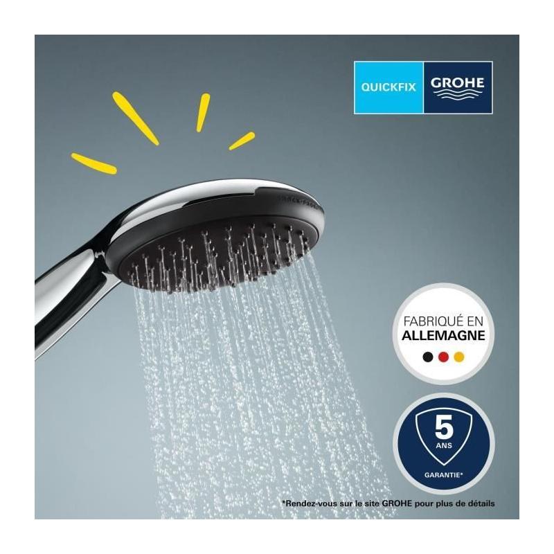 Pommeau de douche GROHE Vitalio Start 110 - 2 jets - Economie d'eau