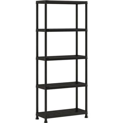 Étagère de rangement KETER - 5 tablettes - Noir, idéale pour votre atelier