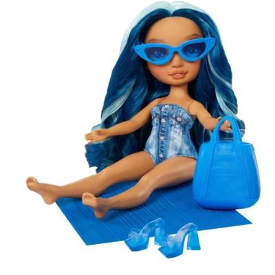 Poupée articulée Rainbow High Swim & Style Skyler (Bleue) - A partir de 4 ans