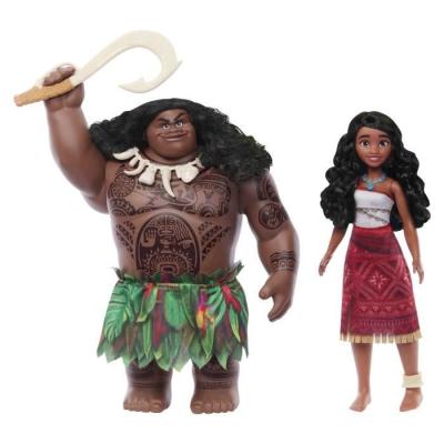 Coffret duo Vaiana et Maui - Poupée magique - JDD43