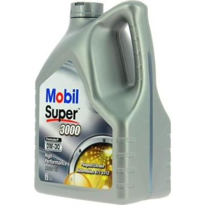 Huile-Additif MOBIL SUPER 3000 Formula-P - Synthetique 0W30 - 5L