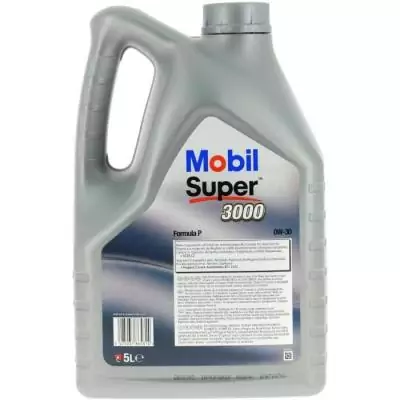 Huile-Additif MOBIL SUPER 3000 Formula-P - Synthetique 0W30 - 5L Huile-Additif MOBIL SUPER 3000 Formula-P - Synthetique 0W30 - 5L