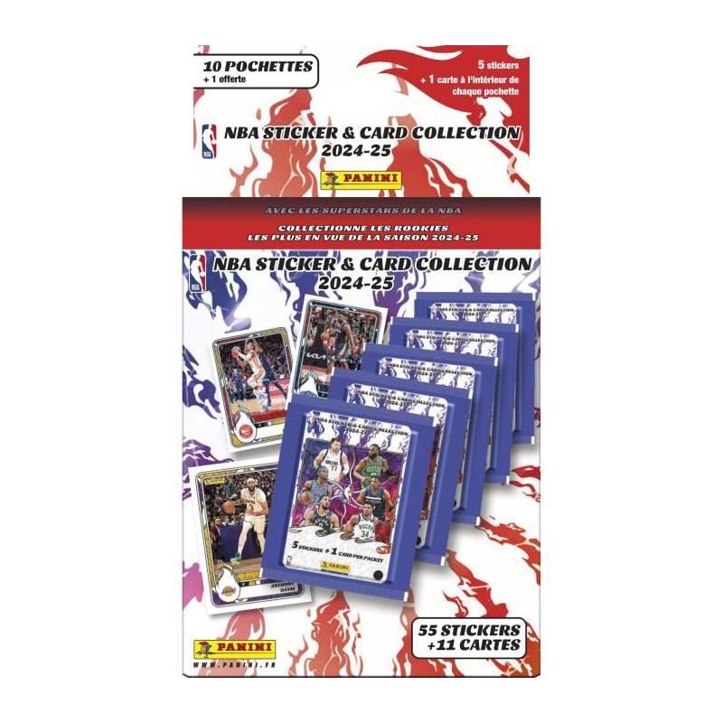 Blister PANINI NBA US 2024/25 - 10 pochettes