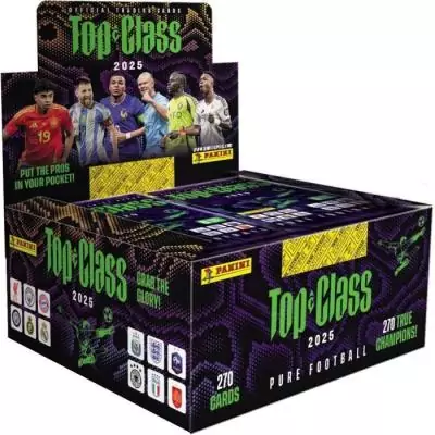 Boîte PANINI FIFA TOP CLASS 2025 TC - 192 cartes