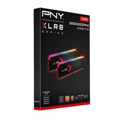 Kit de mémoire PNY XLR8 Gaming EPIC-X RGB™ DDR5 - 32GB (2x16GB) - 6000MHz