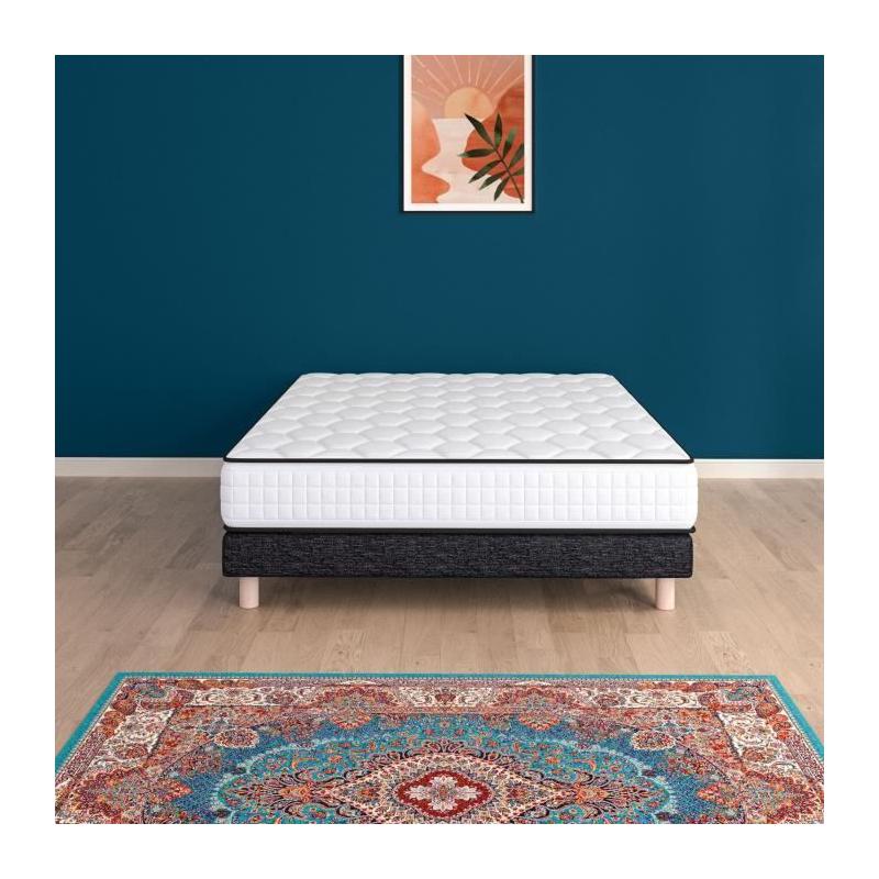 Ensemble sommier et matelas 160x200cm - 960 ressorts ensachés - URBAN Collections NEW-YORK