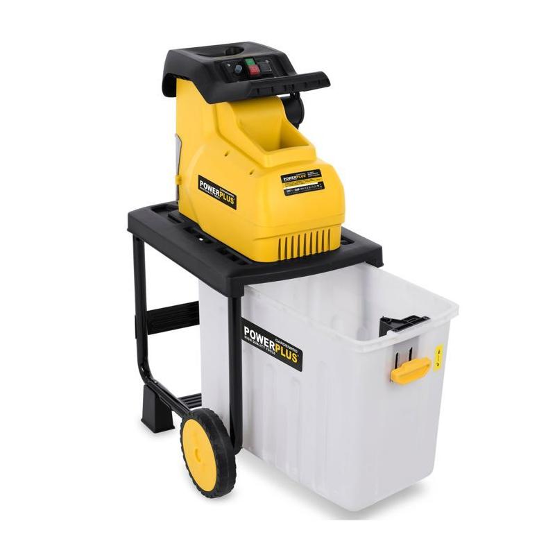 Broyeur végétaux 2800W avec engrenage - Compact et puissant