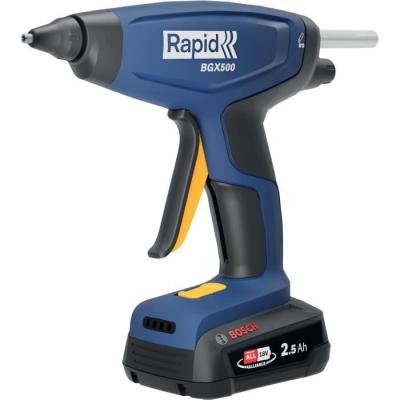 Pistolet à colle sans fil 18V - RAPID BGX500 - 60 caractères max