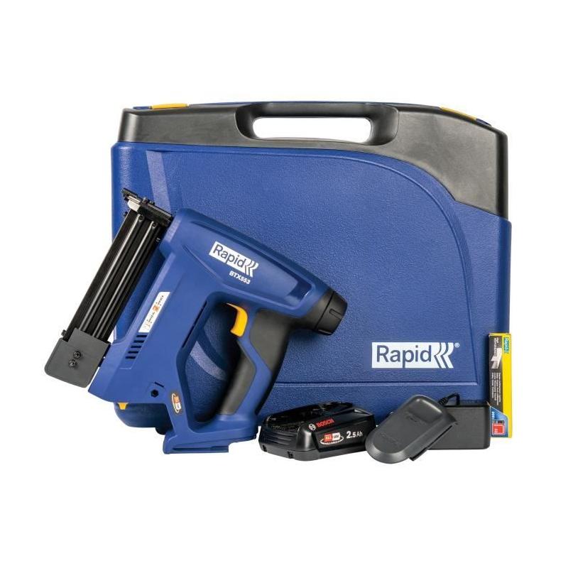 Agrafeuse à batterie 18V RAPID BTX553 - Coffret complet