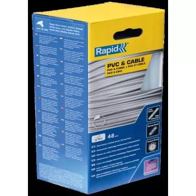 Bâtons de colle Rapid 12 mm - 48 bâtons PVC - Résine