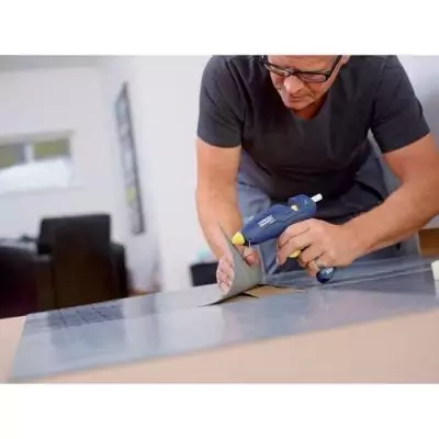 Pistolet à colle amovible Ø12mm RAPID - CG270 - Coffret + 10 sticks Pistolet à colle amovible Ø12mm RAPID - CG270 - Coffret + 10 sticks