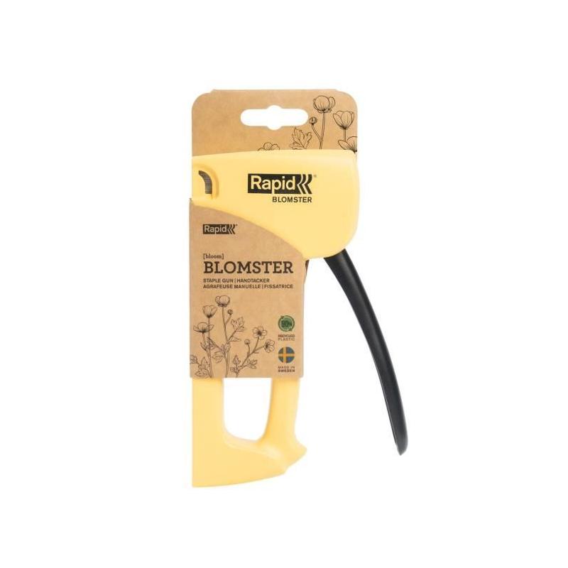 Agrafeuse R53 SoS Blomster - Jaune Fleur - Compacte et Colorée
