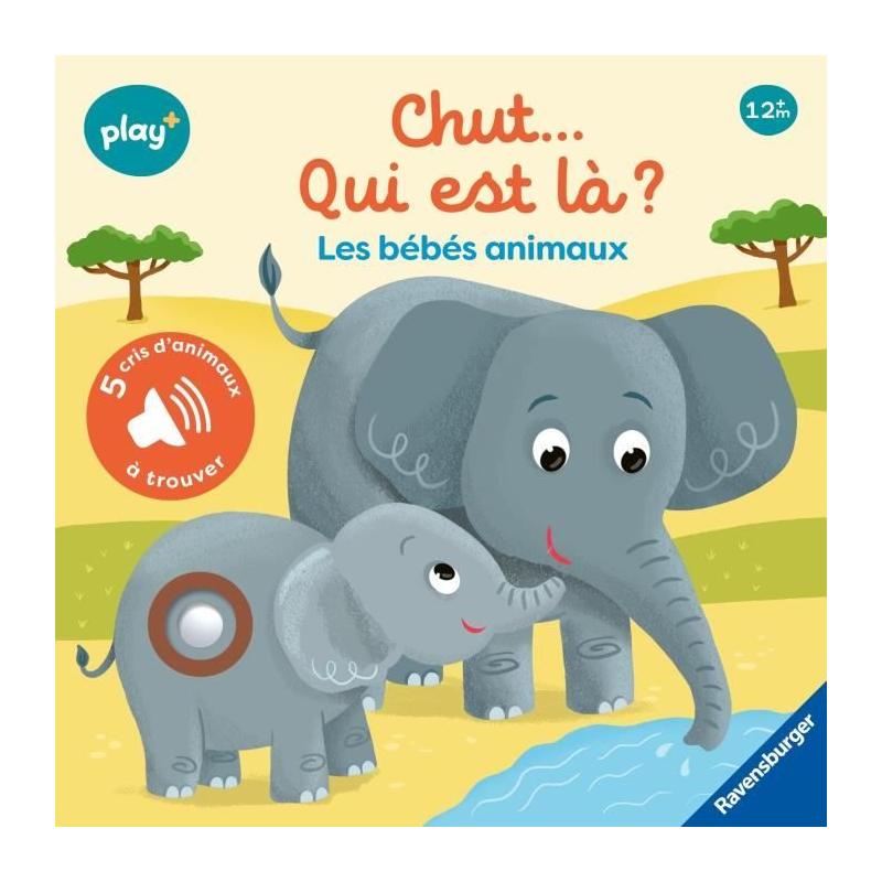 Découvrez Ravensburger play+, Chut...qui est là ? Les bébés animaux, Livre !