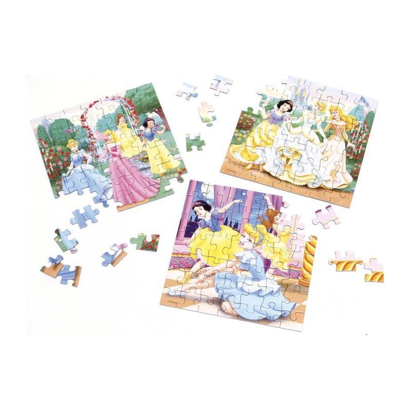 Lot de 3 puzzles Disney Princesses Ravensburger - 49 pièces - À partir de 5 ans