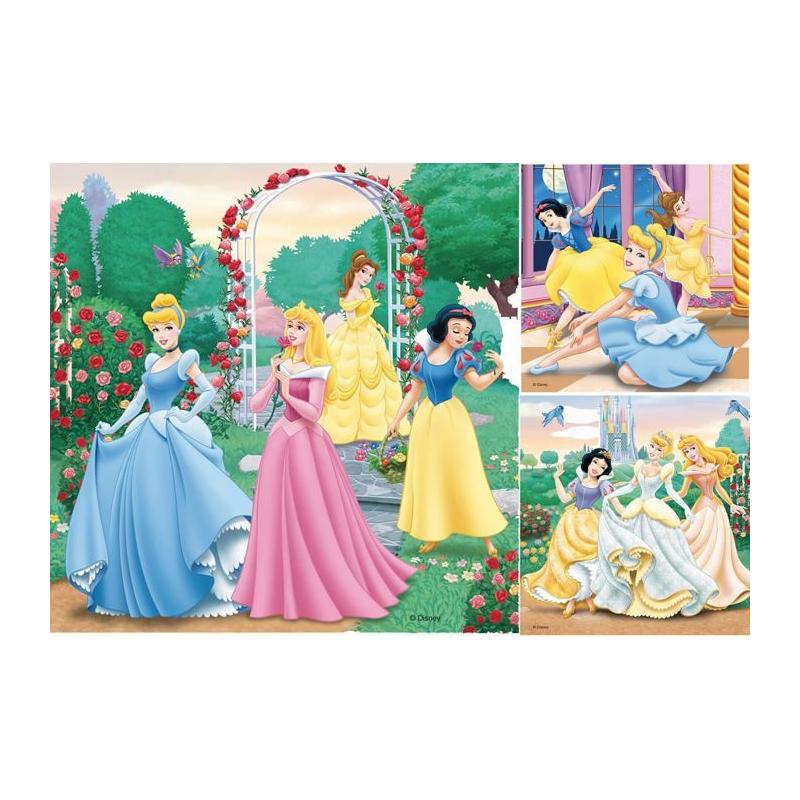 Lot de 3 puzzles Disney Princesses Ravensburger - 49 pièces - À partir de 5 ans