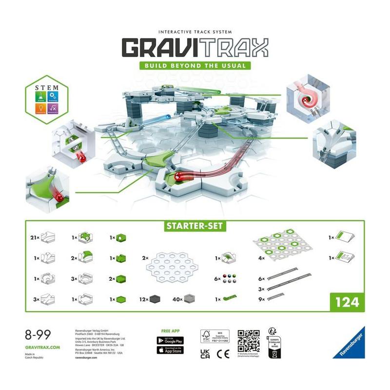 Gravitrax Starter Set 122 pièces pour des circuits de billes excitants