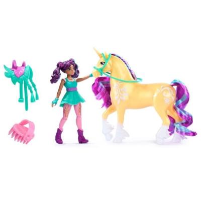 Coffret Licorne et Poupée Leaf & Ava Unicorn Academy - Jouet de Collection