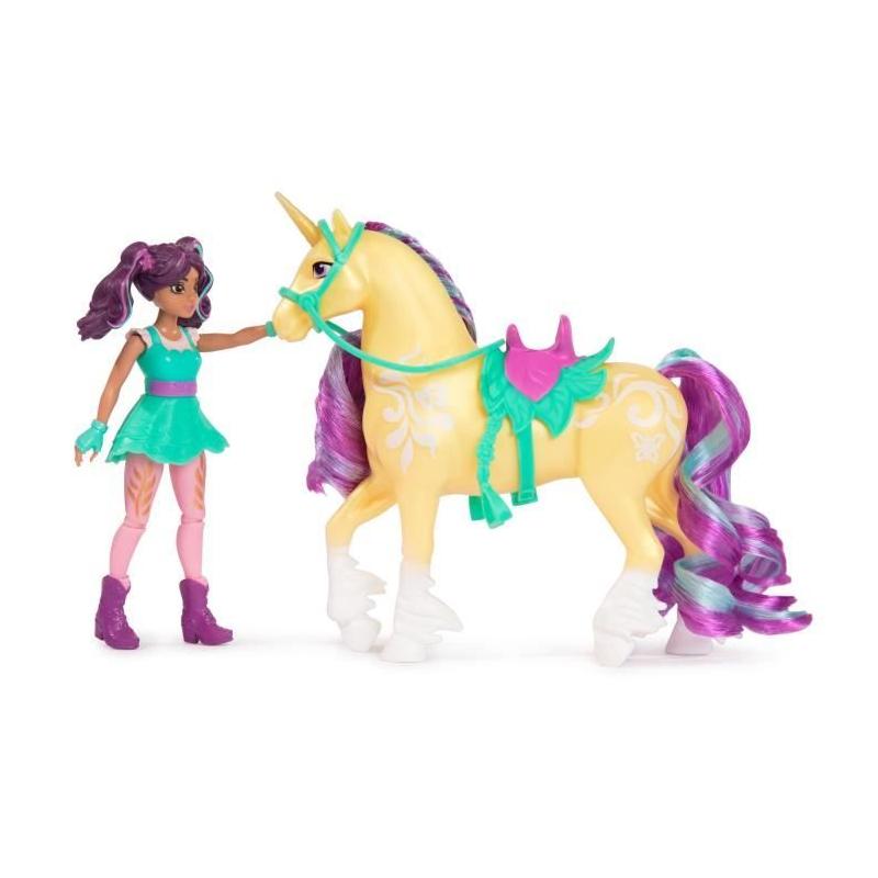 Coffret Licorne et Poupée Leaf & Ava Unicorn Academy - Jouet de Collection