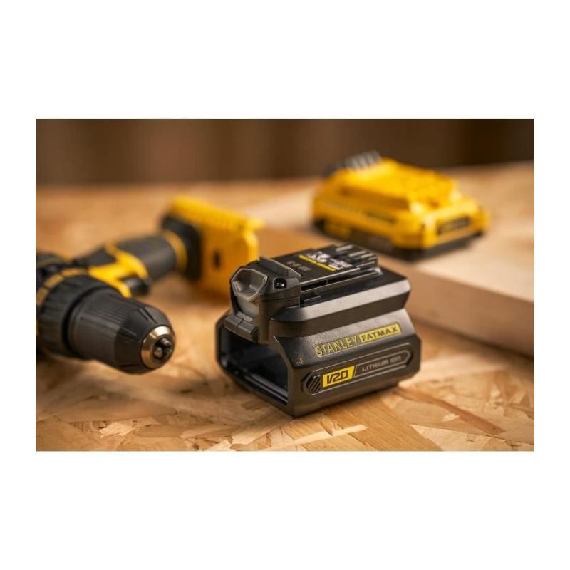 Adaptateur Batterie STANLEY FATMAX V20 - Outils 18V