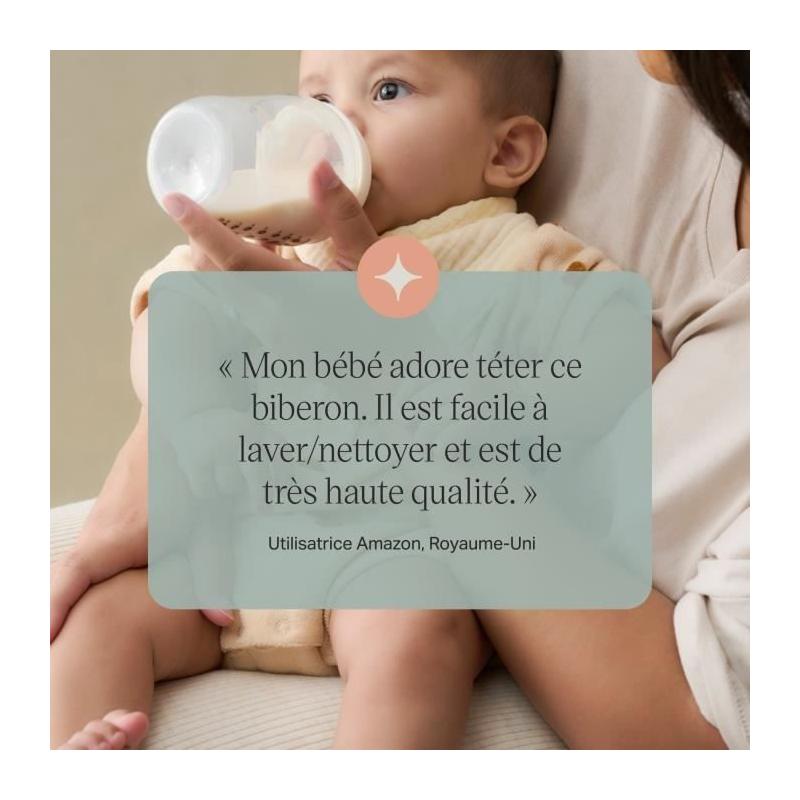 Lot de 6 Biberons Anti-colique Tommee Tippee Natural Start - Colorés