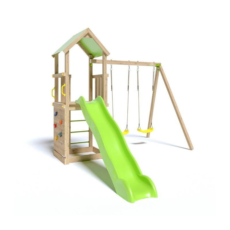 Aire de jeux en bois SMART XPERIENCE TRIGANO - 7 enfants