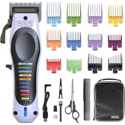 Tondeuse à cheveux WAHL ColorPro sans fil - 120 min d'autonomie - Blanc/Noir