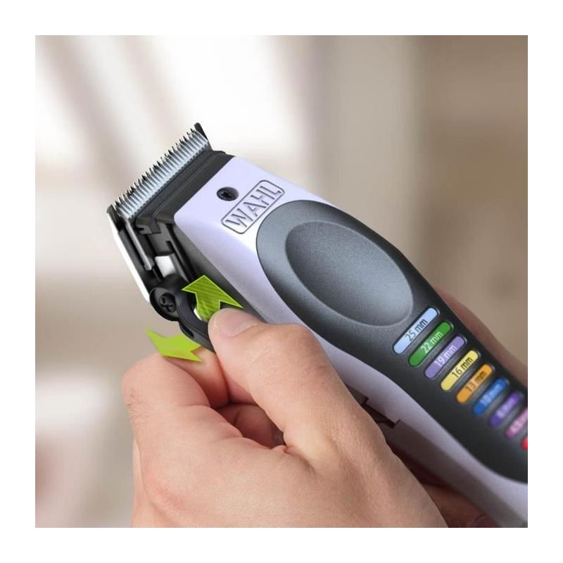 Tondeuse à cheveux WAHL ColorPro sans fil - 120 min d'autonomie - Blanc/Noir