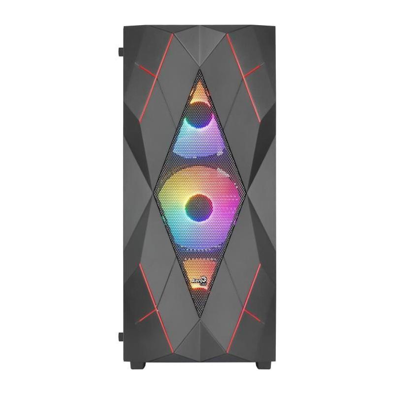 Boîtier PC AEROCOOL Volcan G v1 (Noir) - Format ATX - Moyen tour