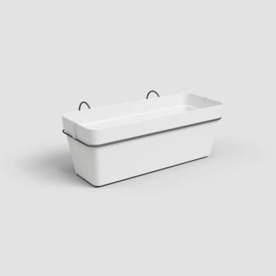 Jardinière ARTEVASI Capri Blanc 50cm avec réserve d'eau