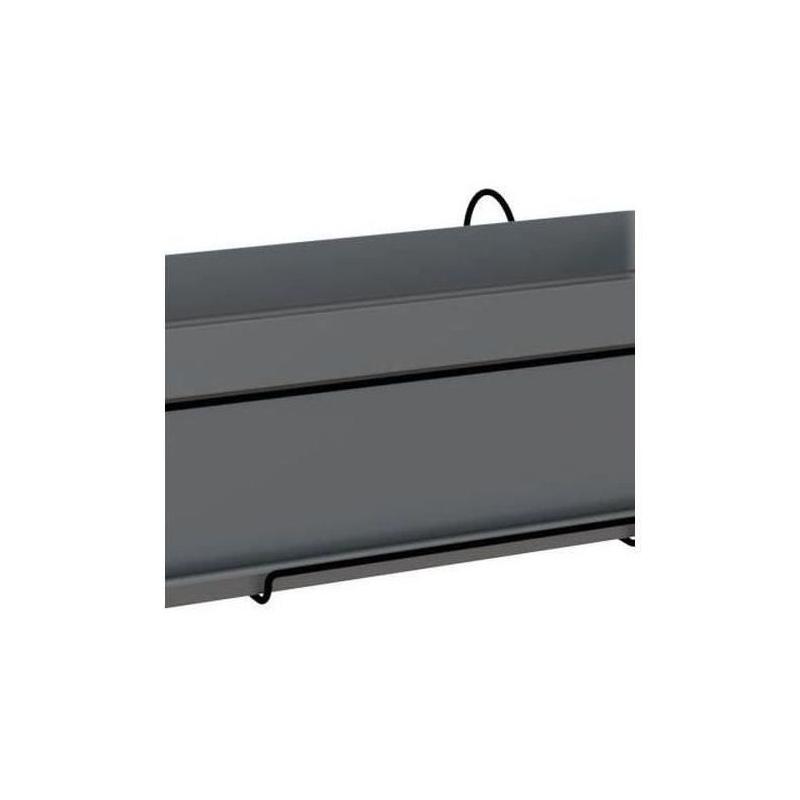 Kit Jardinière ARTEVASI Capri 50cm Anthracite - Idéal pour vos plantes