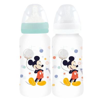 Lot de 2 biberons THERMOBABY MICKEY COOL - Anti coliques - Débit ajustable
