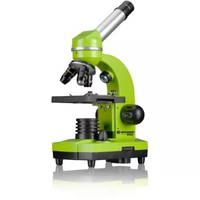 Microscope étudiant BIOLUX SEL - BRESSER JUNIOR - kit d'expérimentation - vert