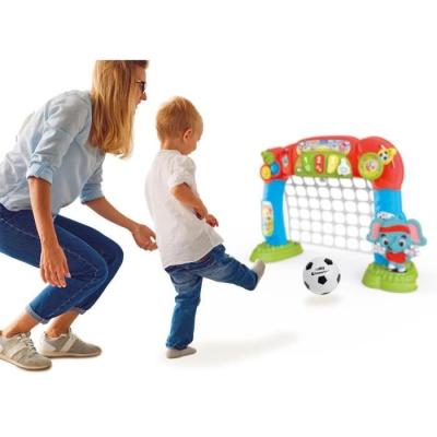 Jeu d'apprentissage Baby Clementoni - Tigoal, mon but de football - Fabriqué en Italie