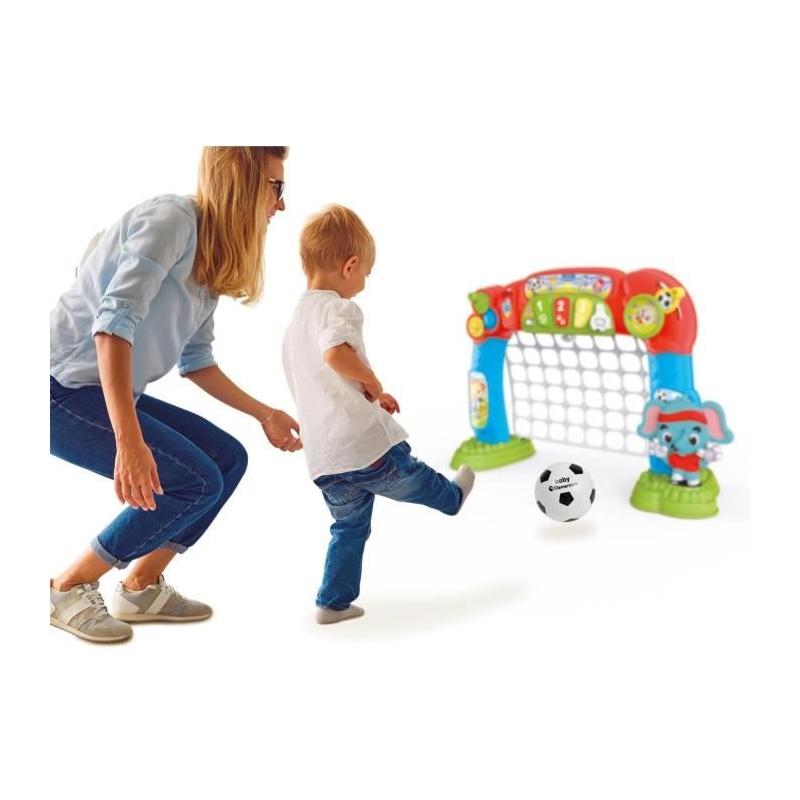 Jeu d'apprentissage Baby Clementoni - Tigoal, mon but de football - Fabriqué en Italie