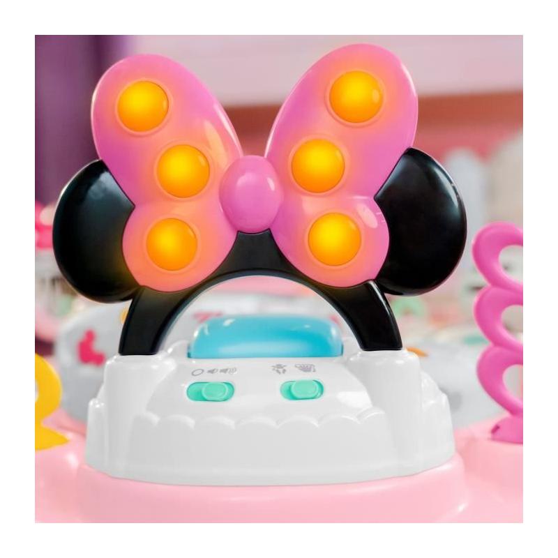 Aire d'éveil bébé Disney Minnie - Siège sauteur évolutif pivotant