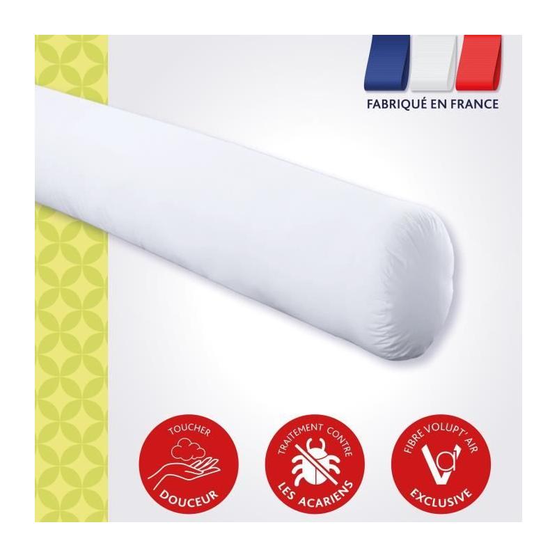 Traversin VANCOUVER 140 cm - Anti-acariens - Polyester - DODO